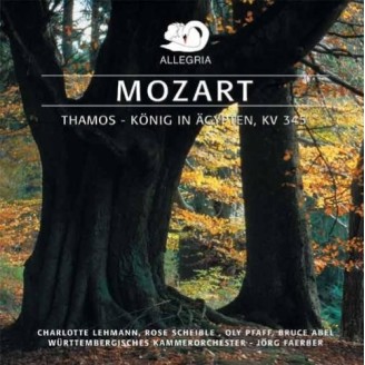 MOZART - Faerber - Thamos, König in Ägypten (Thamos, roi d'Egypte), musi